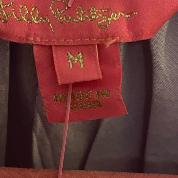 Lilly Pulitzer Women's Purple and Pink Embroidered Top.  NWT - Picture 4 of 4